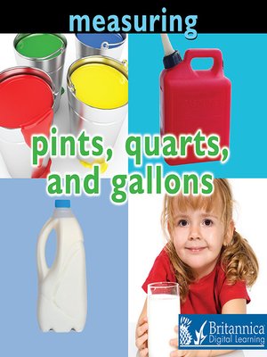 cover image of Measuring: Pints, Quarts, and Gallons